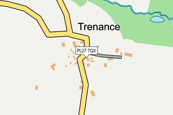 PL27 7QX map - OS OpenMap – Local (Ordnance Survey)