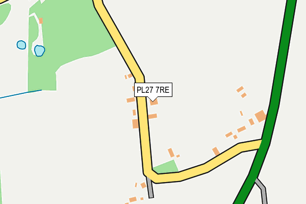 PL27 7RE map - OS OpenMap – Local (Ordnance Survey)