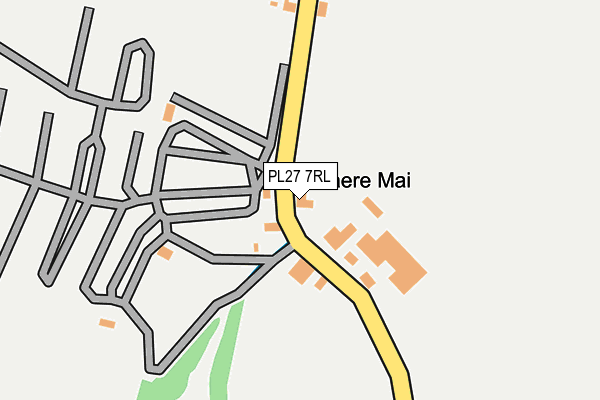 PL27 7RL map - OS OpenMap – Local (Ordnance Survey)