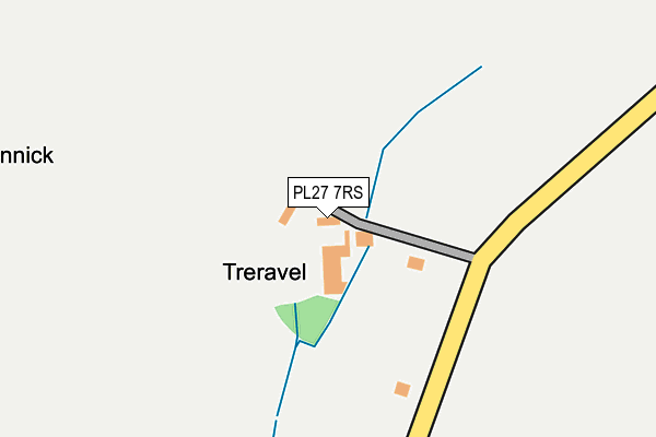 PL27 7RS map - OS OpenMap – Local (Ordnance Survey)