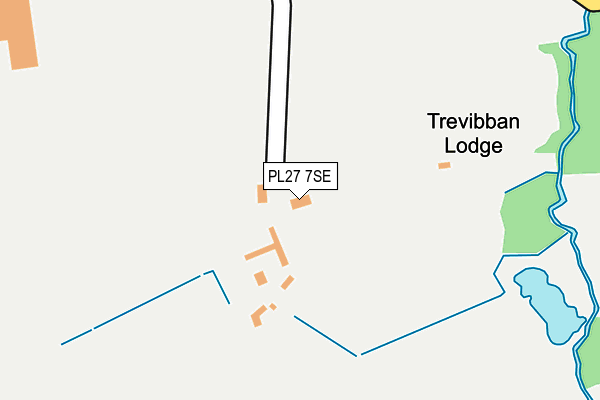 PL27 7SE map - OS OpenMap – Local (Ordnance Survey)
