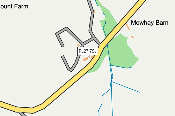 PL27 7SJ map - OS OpenMap – Local (Ordnance Survey)