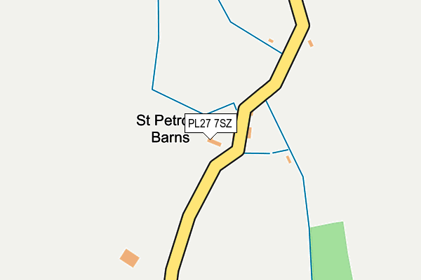 PL27 7SZ map - OS OpenMap – Local (Ordnance Survey)