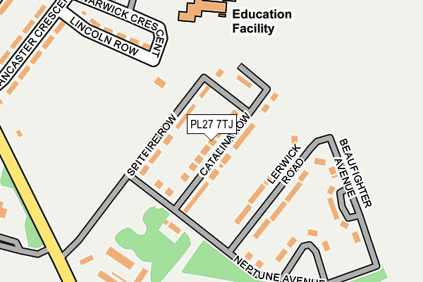 PL27 7TJ map - OS OpenMap – Local (Ordnance Survey)