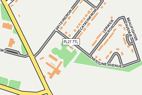 PL27 7TL map - OS OpenMap – Local (Ordnance Survey)