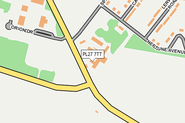 PL27 7TT map - OS OpenMap – Local (Ordnance Survey)