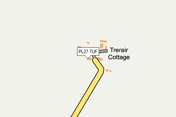 PL27 7UF map - OS OpenMap – Local (Ordnance Survey)