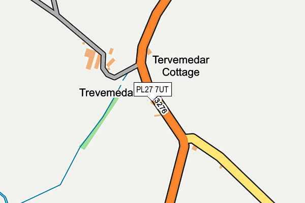 PL27 7UT map - OS OpenMap – Local (Ordnance Survey)