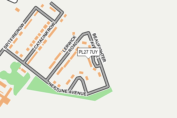 PL27 7UY map - OS OpenMap – Local (Ordnance Survey)