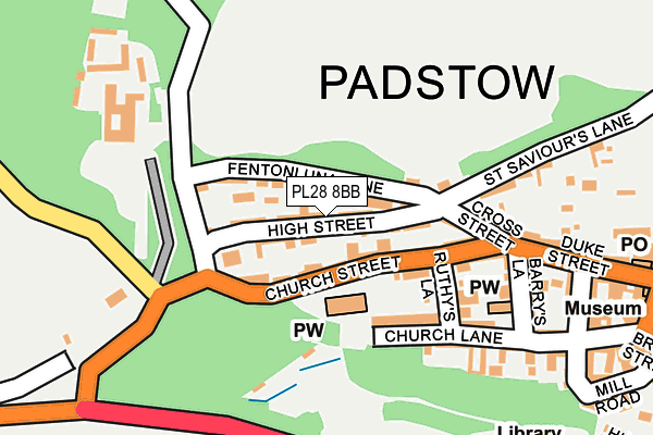 PL28 8BB map - OS OpenMap – Local (Ordnance Survey)