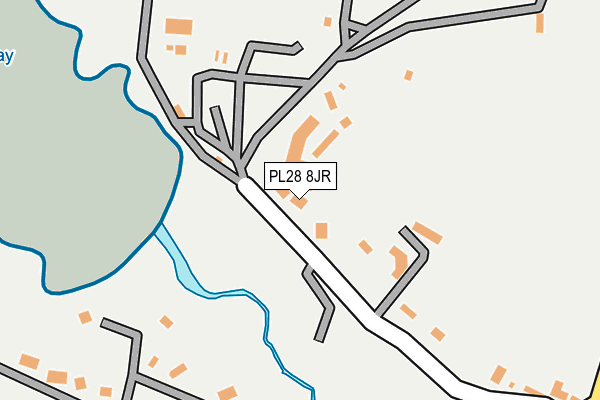 PL28 8JR map - OS OpenMap – Local (Ordnance Survey)