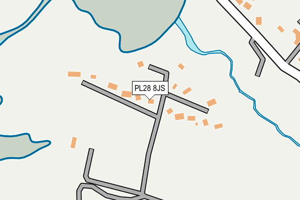 PL28 8JS map - OS OpenMap – Local (Ordnance Survey)