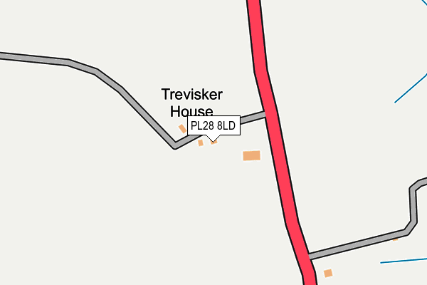 PL28 8LD map - OS OpenMap – Local (Ordnance Survey)