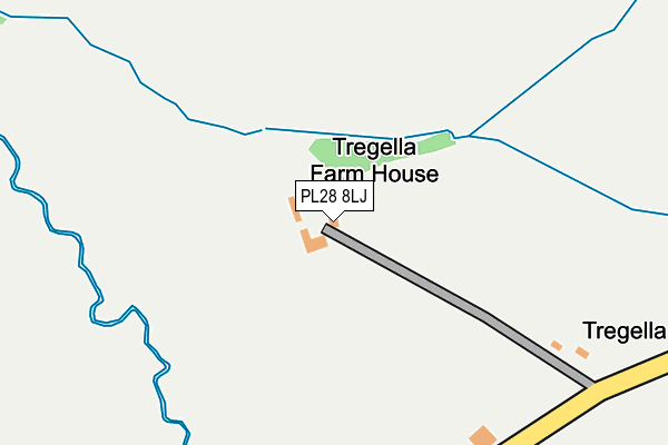 PL28 8LJ map - OS OpenMap – Local (Ordnance Survey)
