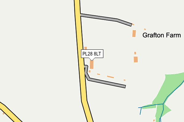 PL28 8LT map - OS OpenMap – Local (Ordnance Survey)