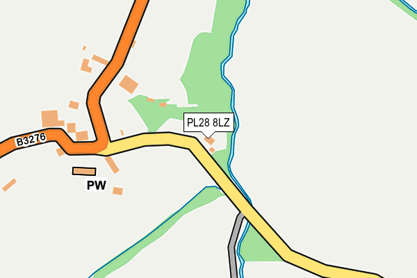 PL28 8LZ map - OS OpenMap – Local (Ordnance Survey)