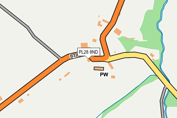 PL28 8ND map - OS OpenMap – Local (Ordnance Survey)