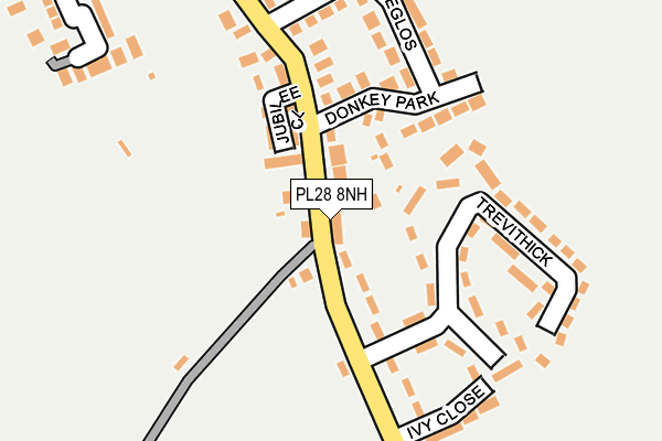 PL28 8NH map - OS OpenMap – Local (Ordnance Survey)