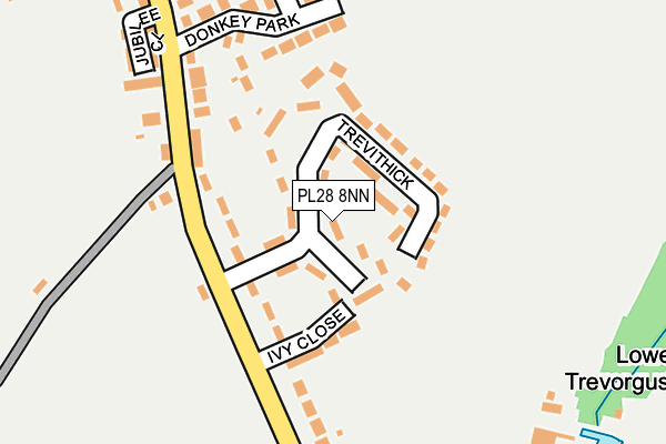 PL28 8NN map - OS OpenMap – Local (Ordnance Survey)