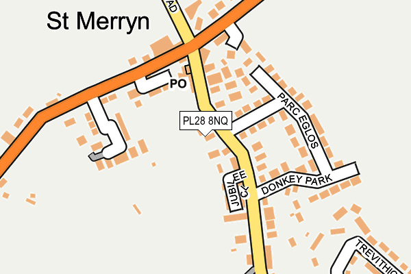 PL28 8NQ map - OS OpenMap – Local (Ordnance Survey)