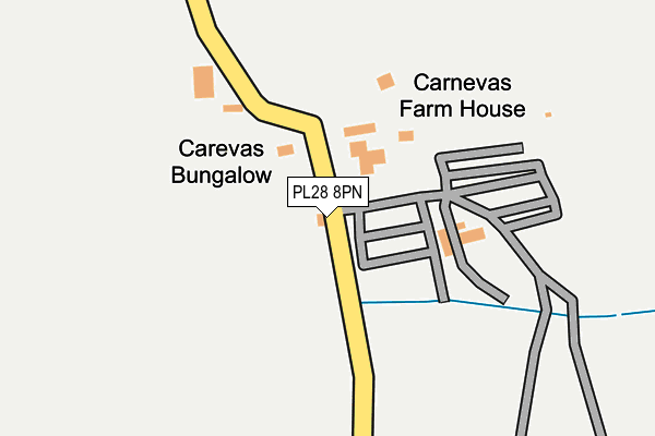 PL28 8PN map - OS OpenMap – Local (Ordnance Survey)