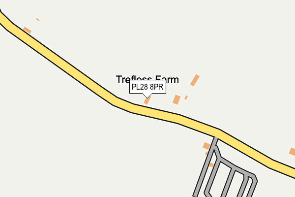 PL28 8PR map - OS OpenMap – Local (Ordnance Survey)