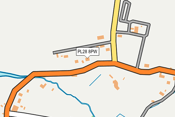 PL28 8PW map - OS OpenMap – Local (Ordnance Survey)