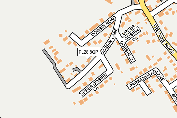 PL28 8QP map - OS OpenMap – Local (Ordnance Survey)