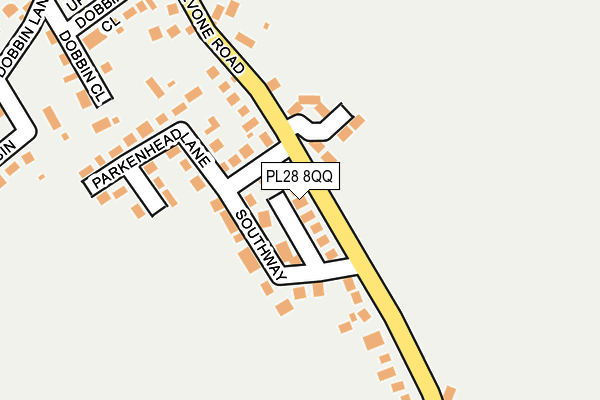 PL28 8QQ map - OS OpenMap – Local (Ordnance Survey)