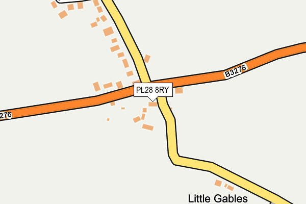 PL28 8RY map - OS OpenMap – Local (Ordnance Survey)