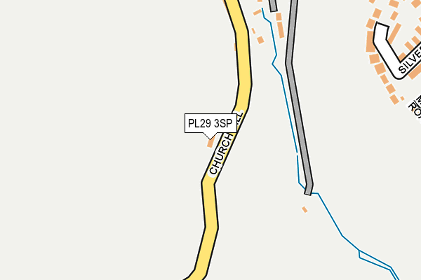 PL29 3SP map - OS OpenMap – Local (Ordnance Survey)