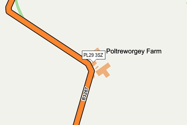 PL29 3SZ map - OS OpenMap – Local (Ordnance Survey)