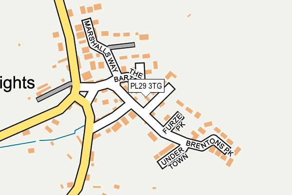 PL29 3TG map - OS OpenMap – Local (Ordnance Survey)