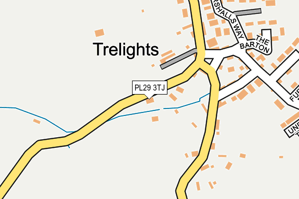 PL29 3TJ map - OS OpenMap – Local (Ordnance Survey)