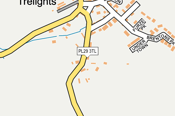 PL29 3TL map - OS OpenMap – Local (Ordnance Survey)