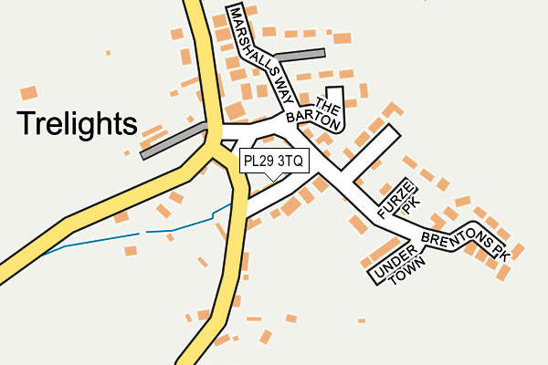 PL29 3TQ map - OS OpenMap – Local (Ordnance Survey)