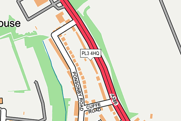 PL3 4HQ map - OS OpenMap – Local (Ordnance Survey)