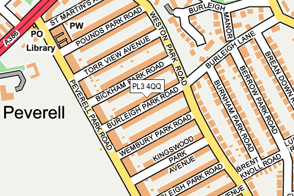 PL3 4QQ map - OS OpenMap – Local (Ordnance Survey)