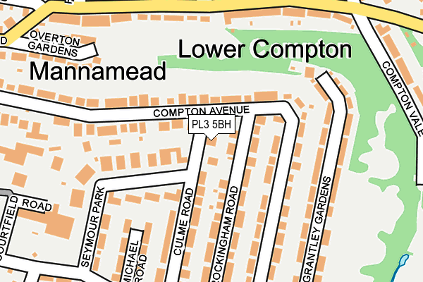 PL3 5BH map - OS OpenMap – Local (Ordnance Survey)