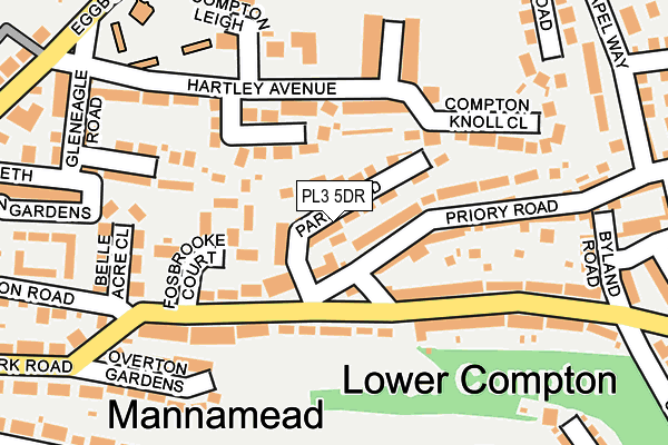 PL3 5DR map - OS OpenMap – Local (Ordnance Survey)