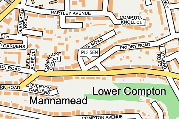 PL3 5EN map - OS OpenMap – Local (Ordnance Survey)