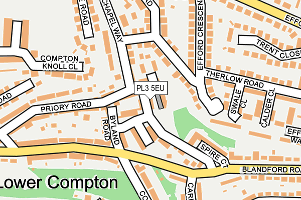 PL3 5EU map - OS OpenMap – Local (Ordnance Survey)