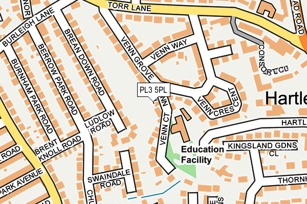 PL3 5PL map - OS OpenMap – Local (Ordnance Survey)