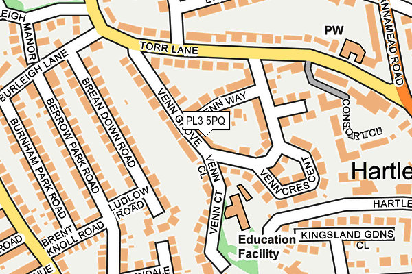PL3 5PQ map - OS OpenMap – Local (Ordnance Survey)