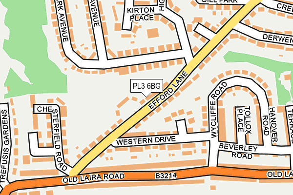 PL3 6BG map - OS OpenMap – Local (Ordnance Survey)