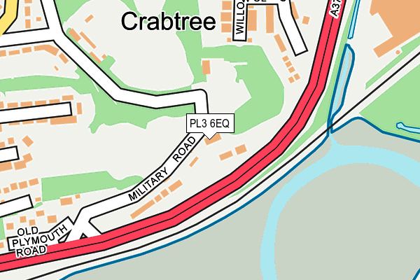 PL3 6EQ map - OS OpenMap – Local (Ordnance Survey)