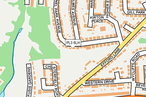 PL3 6LH map - OS OpenMap – Local (Ordnance Survey)