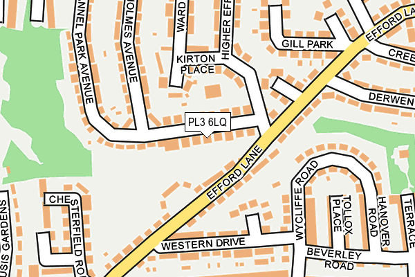 PL3 6LQ map - OS OpenMap – Local (Ordnance Survey)