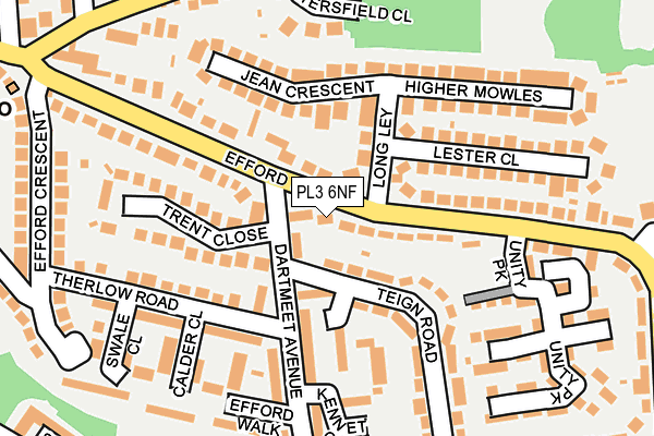 PL3 6NF map - OS OpenMap – Local (Ordnance Survey)