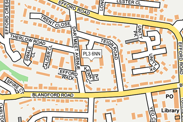 PL3 6NN map - OS OpenMap – Local (Ordnance Survey)